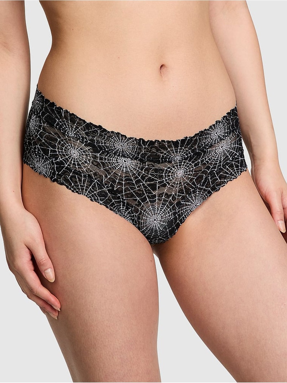 Victoria secret Women’s Black Lace Spiderweb Panty